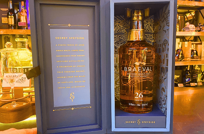 BRAEVAL 26YO SECRET SPEYSIDE II WHISKY SINGLE MALT SZKOCJA 0,7L + OPAKOWANIE TROPIKALNA SŁODYCZ I MOC